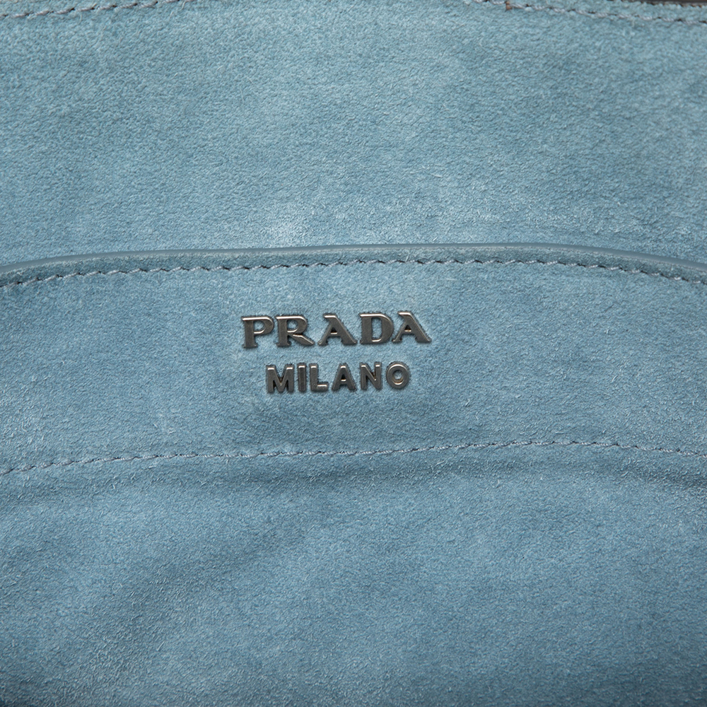 Pre-Loved Prada Glace Calf Etiquette Tote - Picture 5 of 7
